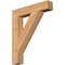 Ekena Millwork Traditional Block Smooth Bracket, Western Red Cedar, 3 1/2"W x 20"D x 24"H BKT04X20X24TRA05SWR - alternate 1